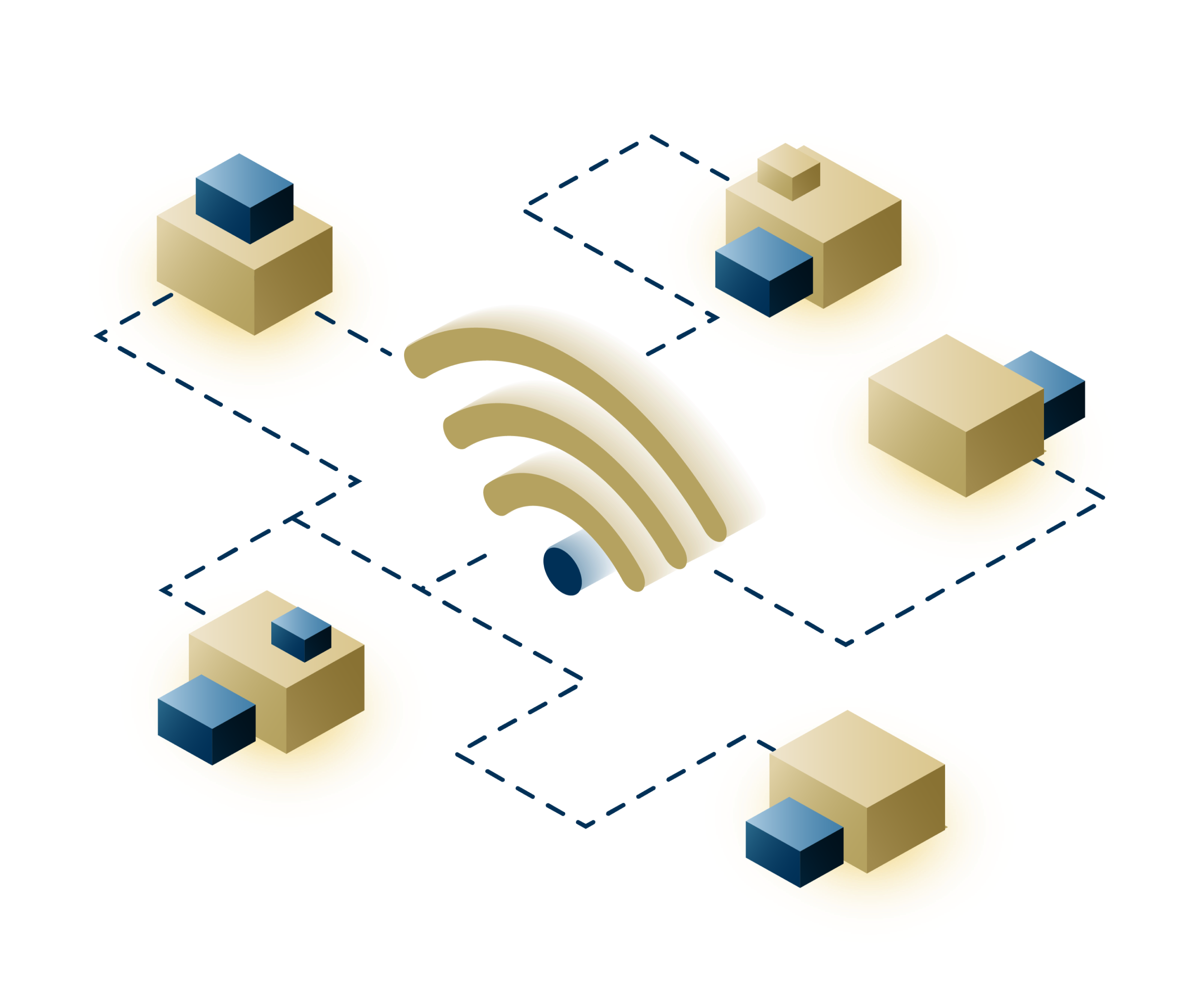 Image of terminals connected via GT Wi-Fi network