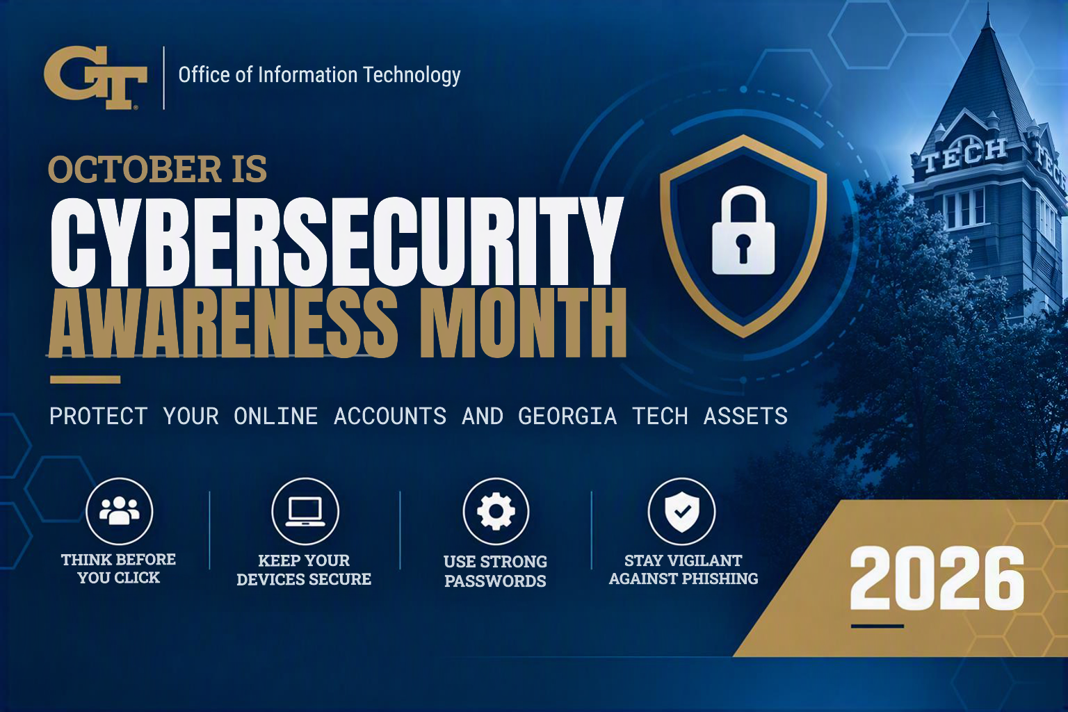 Cybersecurity Awareness Month graphic