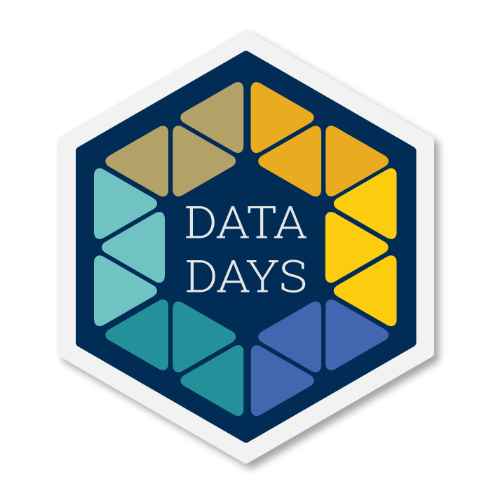 Data Days returns for a second year, Oct. 23 - 25&nbsp;
